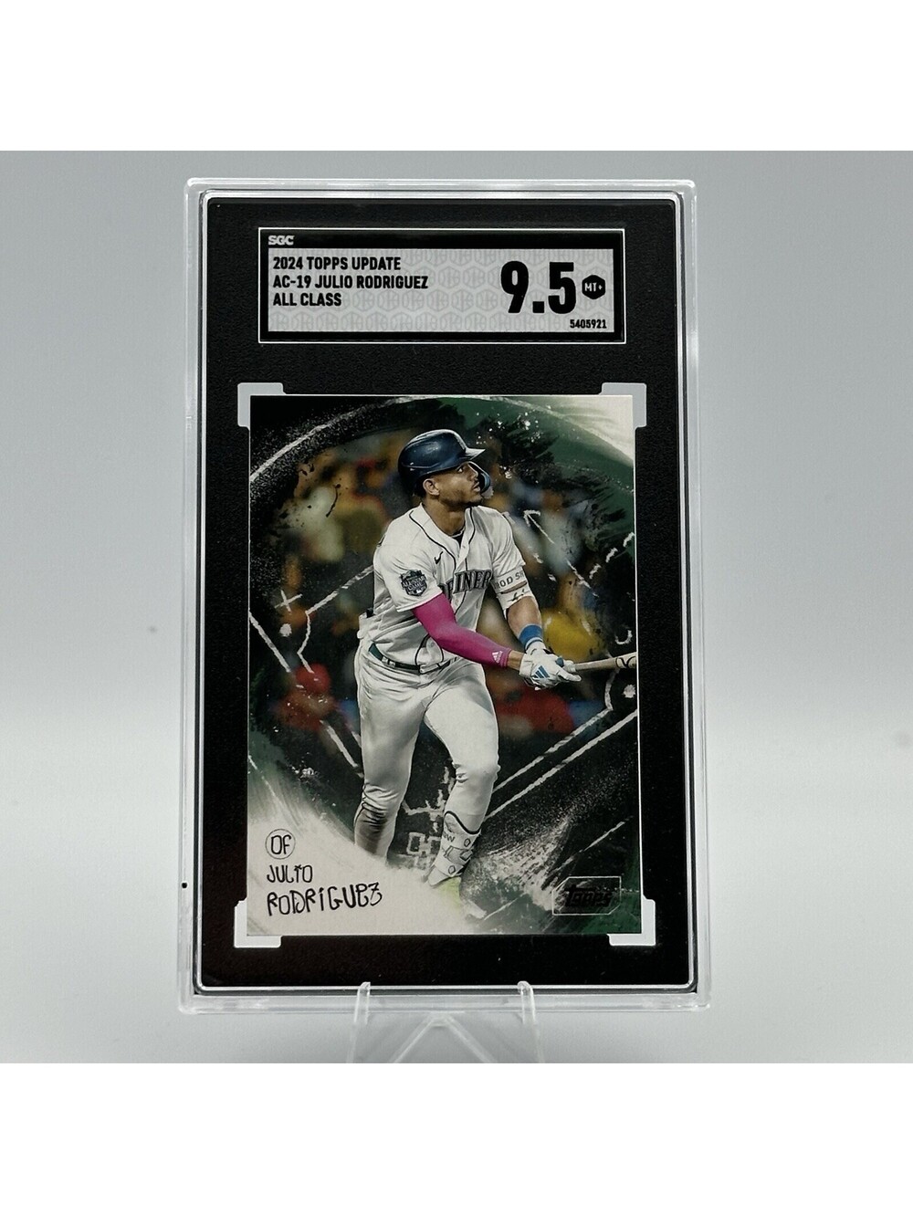 Julio Rodriguez 2024 Topps Update AC-19 SGC 9.5 Mariners All Class